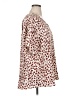 Entro Animal Print Brown Short Sleeve Blouse Size XL - photo 4
