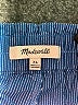 Madewell 100% Cotton Solid Blue Shorts Size XL - photo 3