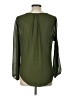 Naked Zebra 100% Polyester Green Long Sleeve Blouse Size L - photo 2