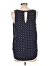 Old Navy 100% Rayon Polka Dots Blue Sleeveless Blouse Size L - photo 2