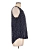 Old Navy 100% Rayon Polka Dots Blue Sleeveless Blouse Size L - photo 4