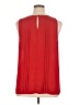 ELOQUII 100% Polyester Red Sleeveless Blouse Size 14 Plus - photo 2