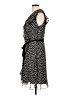 MSK 100% Polyester Polka Dots Black Casual Dress Size 12 - photo 5