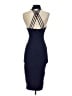 Bebe Solid Blue Cocktail Dress Size S - photo 2