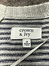 Crown & Ivy Stripes Gray Pullover Sweater Size M - photo 7