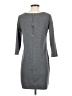 Vila Solid Gray Casual Dress Size S - photo 2