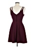 Speechless Solid Burgundy Cocktail Dress Size M - photo 2