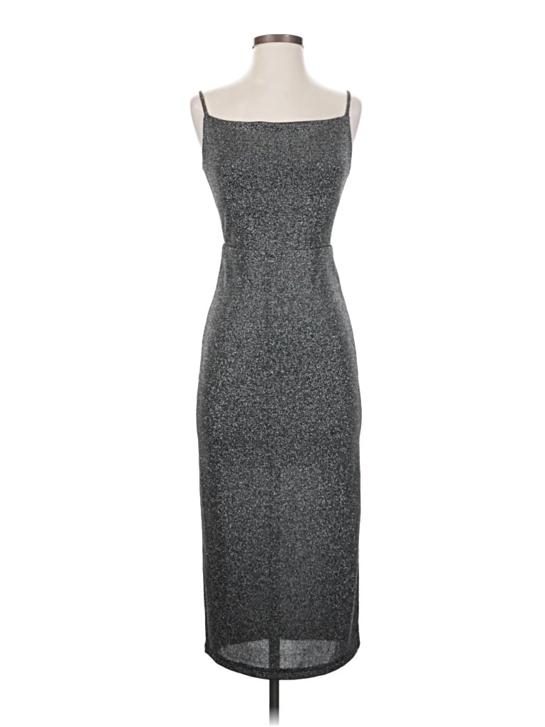Pre-owned Forever 21 Cocktail Dress In Gray