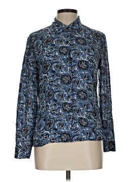 Michael Michael Kors Long Sleeve Silk Top