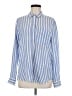 Rails Stripes Blue Long Sleeve Button-Down Shirt Size M - photo 1