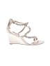 Badgley Mischka 100% Leather Ivory Wedges Size 8 - photo 1