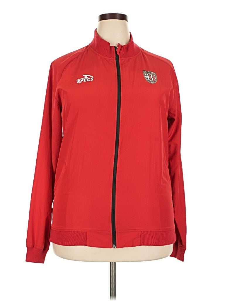 Pre-owned Assorted Brands Track Jacket In Red