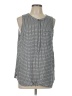 Soirée 100% Rayon Gray Sleeveless Blouse Size L - photo 1