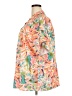 Shein Curve Tropical Orange Short Sleeve Blouse Size 20 Plus (4) - photo 5