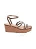 Sun + Stone Tan Wedges Size 8 1/2 - photo 1