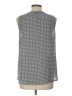 Soirée 100% Rayon Gray Sleeveless Blouse Size L - photo 2