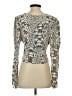 Free People Silver Long Sleeve Top Size S - photo 2