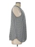 Soirée 100% Rayon Gray Sleeveless Blouse Size L - photo 4