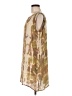 Assorted Brands 100% Silk Tie-dye Tan Casual Dress Size M - photo 5