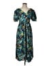 Shein Tropical Teal Casual Dress Size L - photo 1