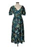 Shein Tropical Teal Casual Dress Size L - photo 2