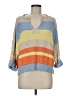 ee:some Color Block Blue Pullover Sweater Size M - photo 1
