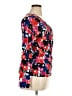 PREMISE Graphic Multi Color Red Long Sleeve Blouse Size XL - photo 4