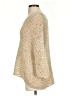 Chico's Metallic Gold Pullover Sweater Size XL (3) - photo 5