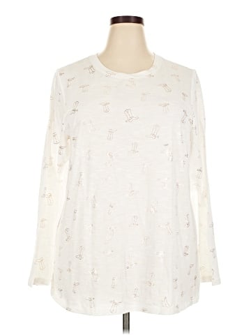 Lane Bryant Long Sleeve T-Shirt (view 1)