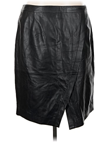 Halogen Leather Skirt (view 1)