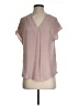 Carolina Belle 100% Polyester Pink Short Sleeve Blouse Size XS - photo 1