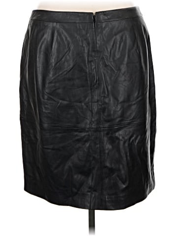 Halogen Leather Skirt (view 2)