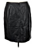 Halogen 100% Leather Black Leather Skirt Size 16W - photo 2