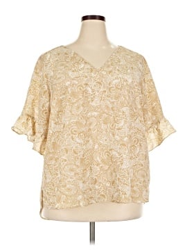 MICHAEL Michael Kors Short Sleeve Blouse (view 1)