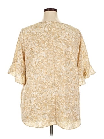 MICHAEL Michael Kors Short Sleeve Blouse (view 2)