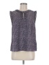 Boden 100% Polyester Blue Sleeveless Blouse Size 8 - photo 1
