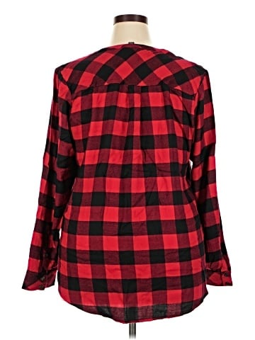 Torrid Long Sleeve Button-Down Shirt (view 2)