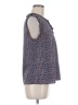 Boden 100% Polyester Blue Sleeveless Blouse Size 8 - photo 4