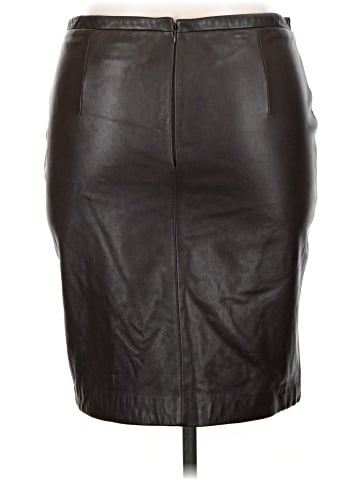 MICHAEL Michael Kors Leather Skirt (view 2)