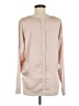 Ann Taylor LOFT 100% Polyester Tan Long Sleeve Blouse Size M - photo 2