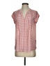 Fun2Fun 100% Polyester Pink Short Sleeve Blouse Size S - photo 1