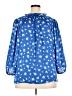 Vince Camuto 100% Polyester Blue 3/4 Sleeve Blouse Size XXL - photo 2