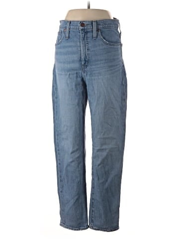 Madewell Classic Straight Jeans in Meadowland Wash (view 1)