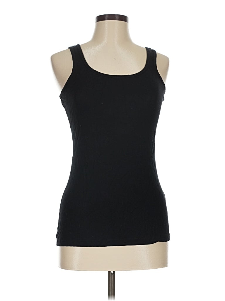 Pre-owned Max Studio Tank Top Black Strapless Neckline Tops
