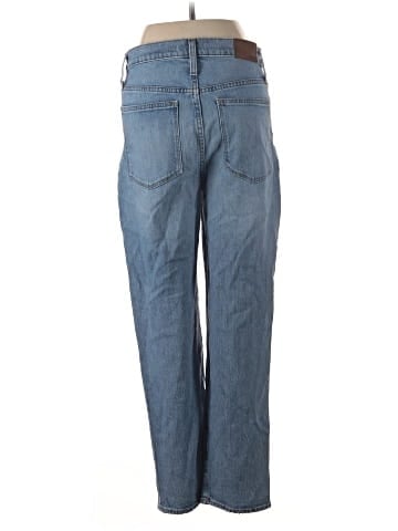 Madewell Classic Straight Jeans in Meadowland Wash (view 2)