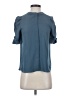 T Tahari 100% Polyester Blue Short Sleeve Blouse Size XS - photo 1
