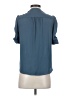 T Tahari 100% Polyester Blue Short Sleeve Blouse Size XS - photo 2