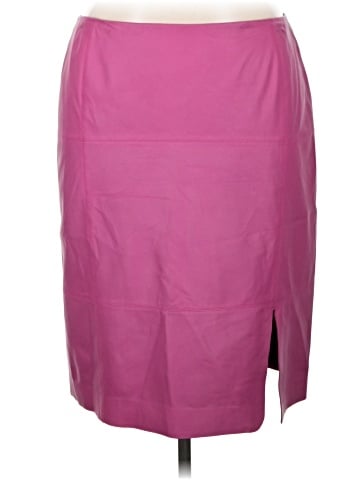 Lafayette 148 New York Leather Skirt (view 1)