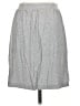 Caslon Solid Gray Casual Skirt Size S - photo 2