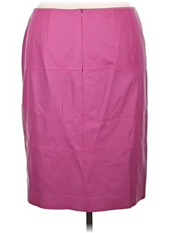 Lafayette 148 New York Leather Skirt (view 2)